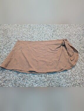 Shade & Shore Shimmery Brown Sarong With Side Tie